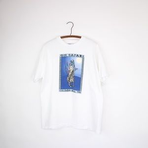 Vintage White Single Stitch 90s Mall Graphic Tee